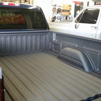 Bed liner and rails